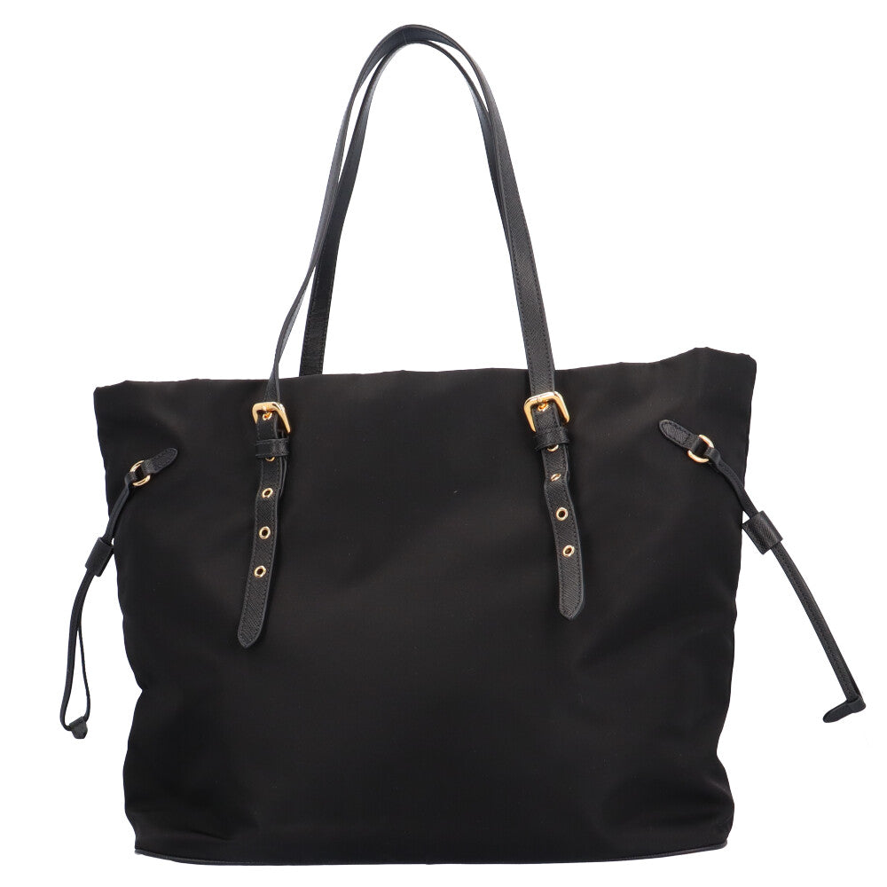 プラダ PRADA テスートサフィアーノ トートバッグ ナイロン ブラック