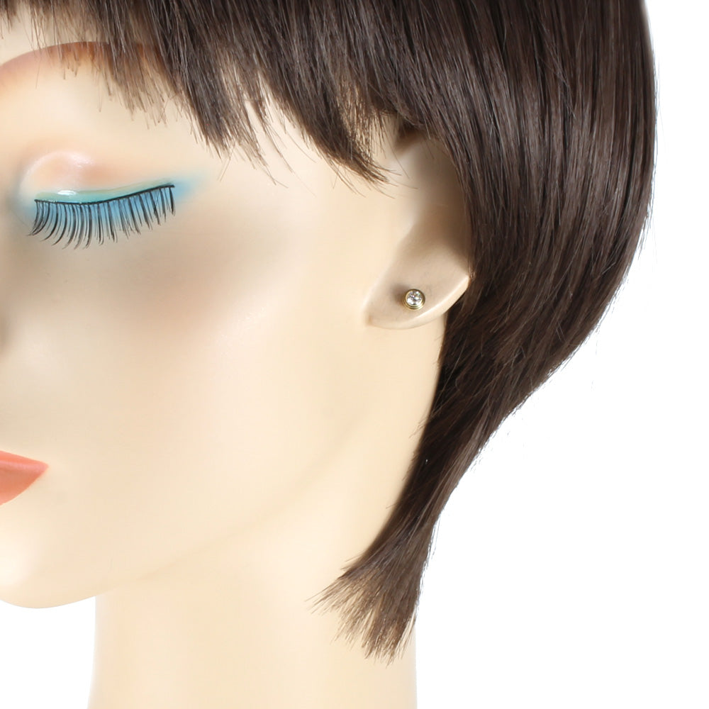 カルティエ CARTIER ダムール ミディアム ピアス 18金 K18イエロー