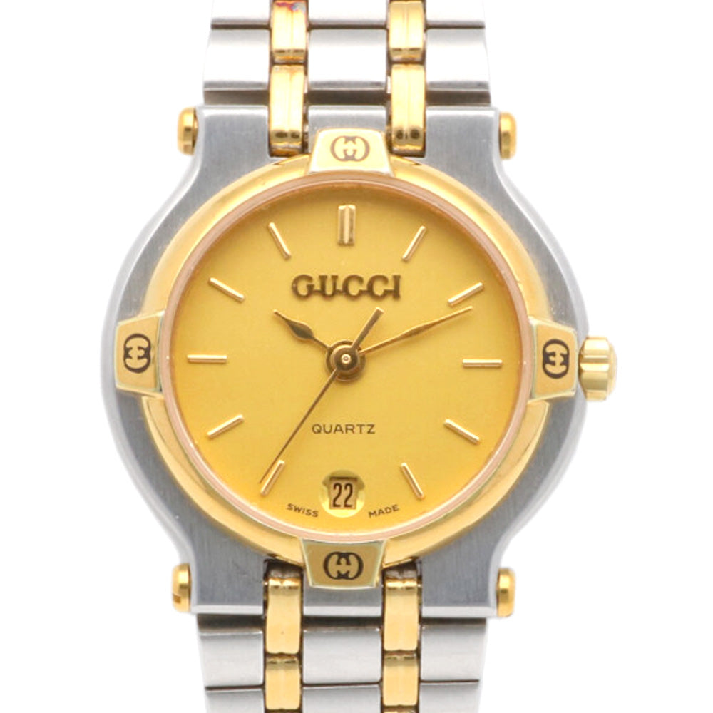 GUCCI Watch Stainless Steel 9000L Ladies Used [1 Year Warranty