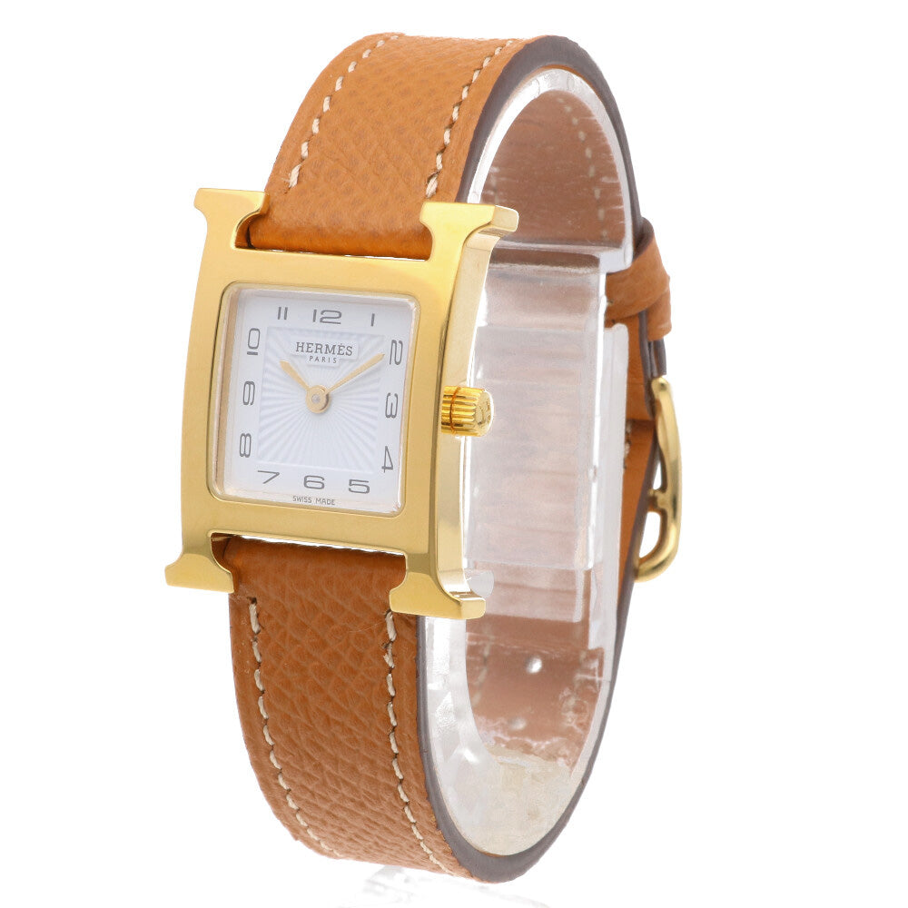 HERMES エルメス Hウォッチ 腕時計 GP HH1.201 クオーツ レディース 1