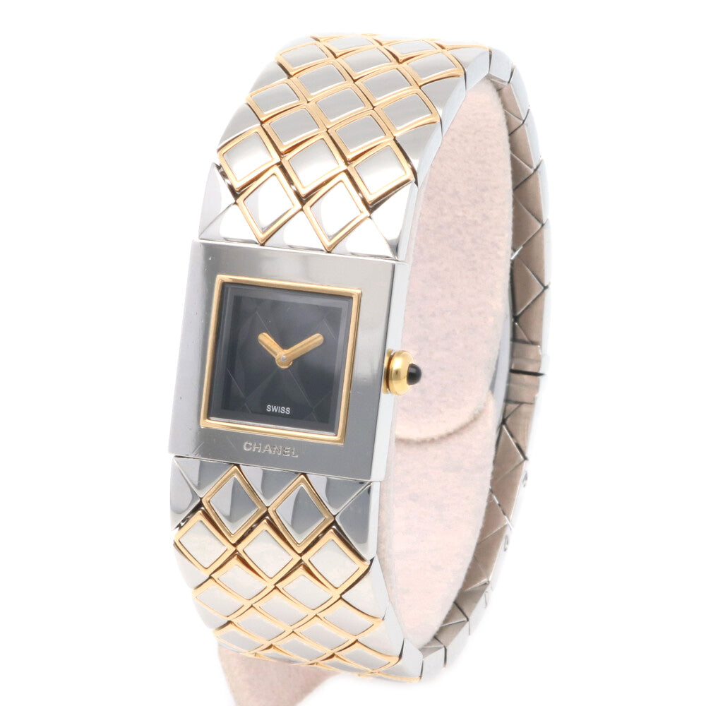 CHANEL シャネル マトラッセ コンビ 腕時計 ステンレススチール