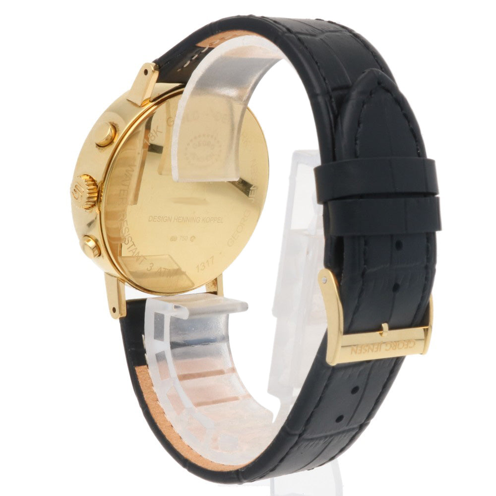 Georg Jensen ジョージジェンセン ヘニング コッペル 腕時計 18金 K18