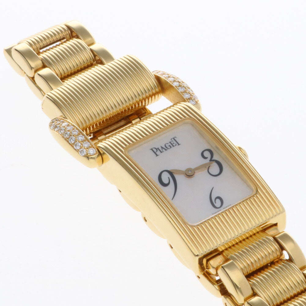 PIAGET ピアジェ ミスプロトコール 腕時計 18金 K18イエローゴールド
