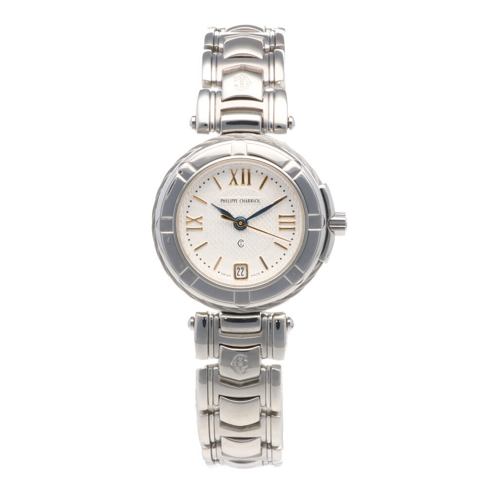 PHILIPPE CHARRIOL Stainless Steel Men's Watch, Pre-Owned – 【公式