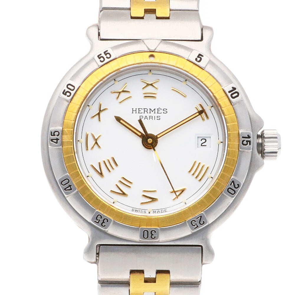HERMES エルメス キャプテンニモ 腕時計 ステンレススチール 10ATU