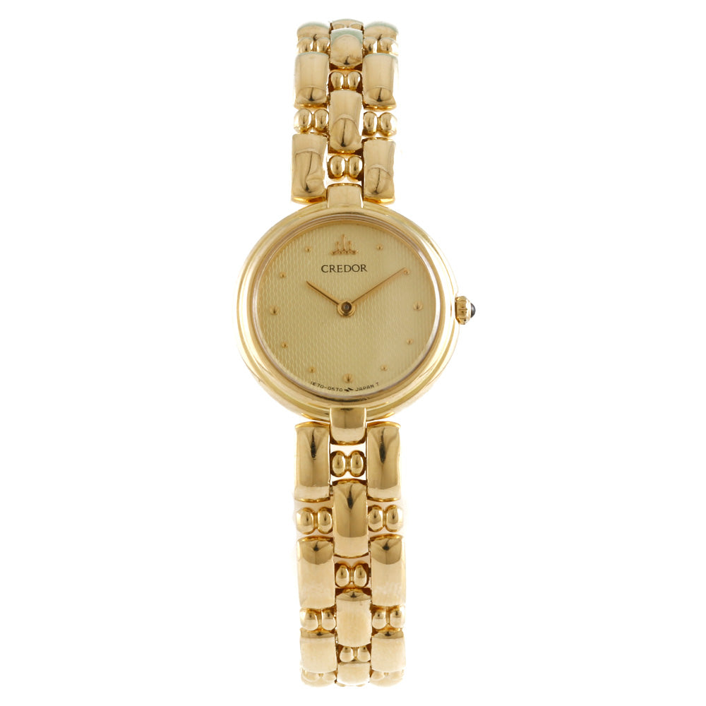 中古】 クレドール セイコー CREDOR SEIKO K18 腕時計 18金 K18