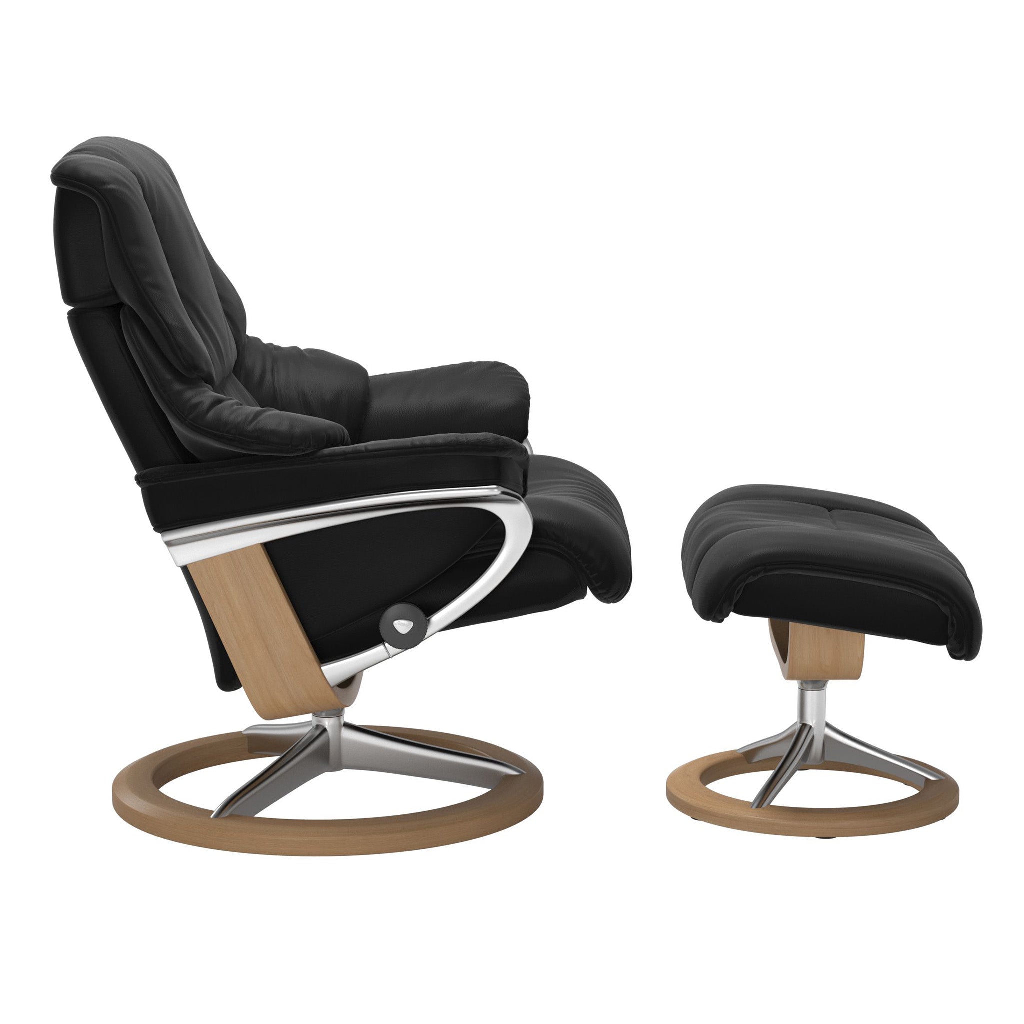 Stressless Reno Signature Recliner & Ottoman – Recliner Store