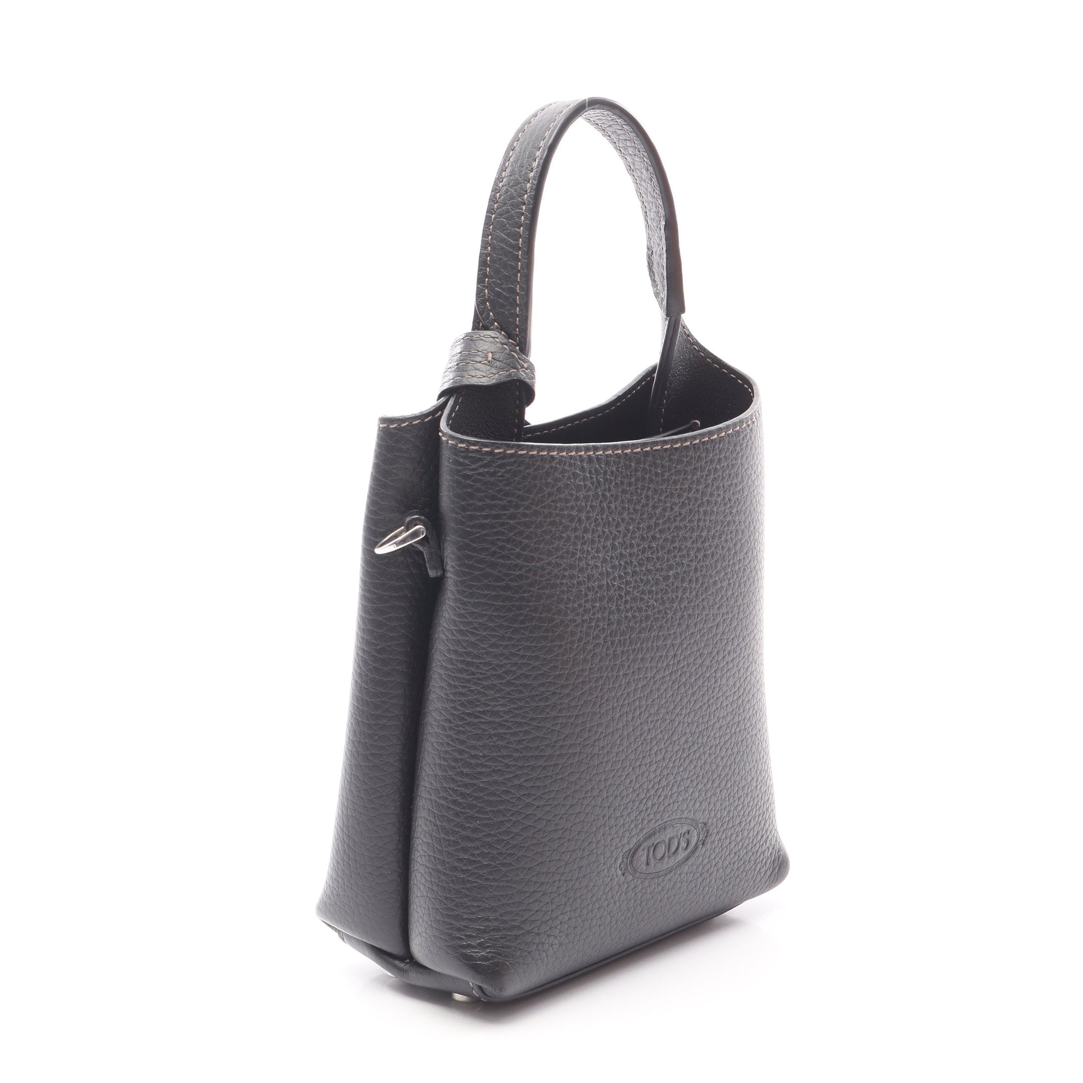 Tタイムレス マイクロ ハンドバッグ レザー ブラック 2WAY トッズ – RECLO