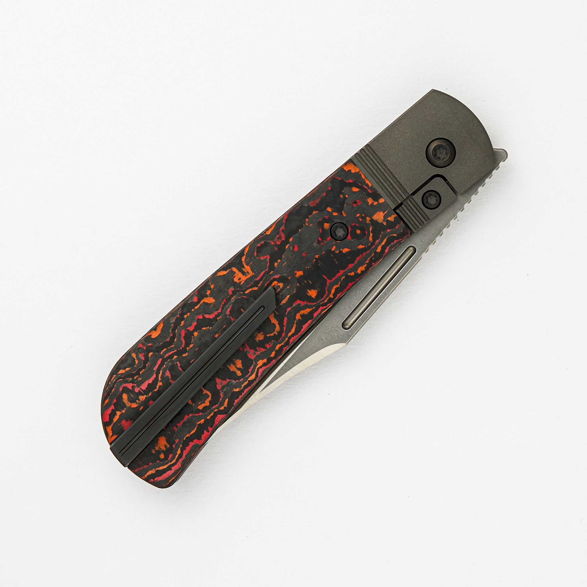 The Benny - Mars Valley Fat Carbon Handle - Belt Satin Lannys Clip Bla