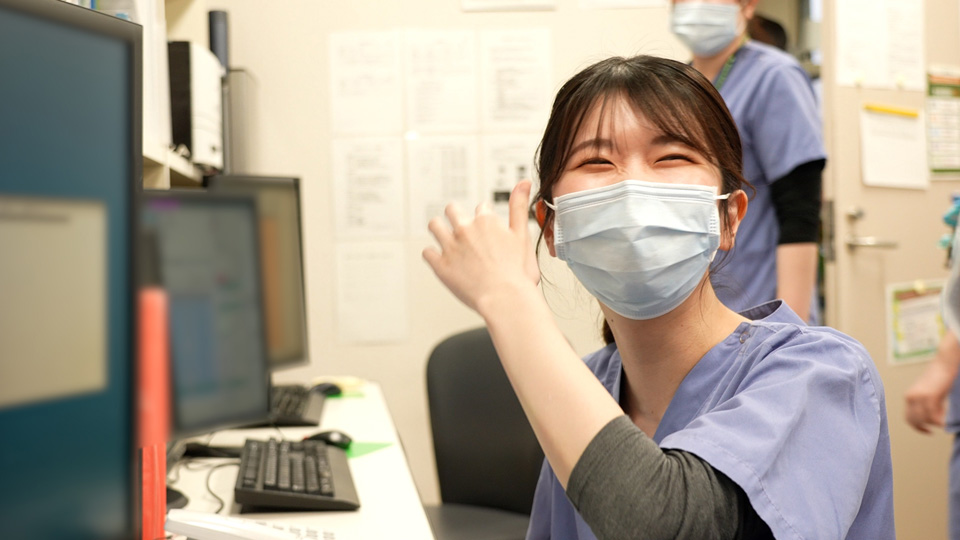 入職4年目の「臨床検査技師(超音波検査室)」にインタビューしました