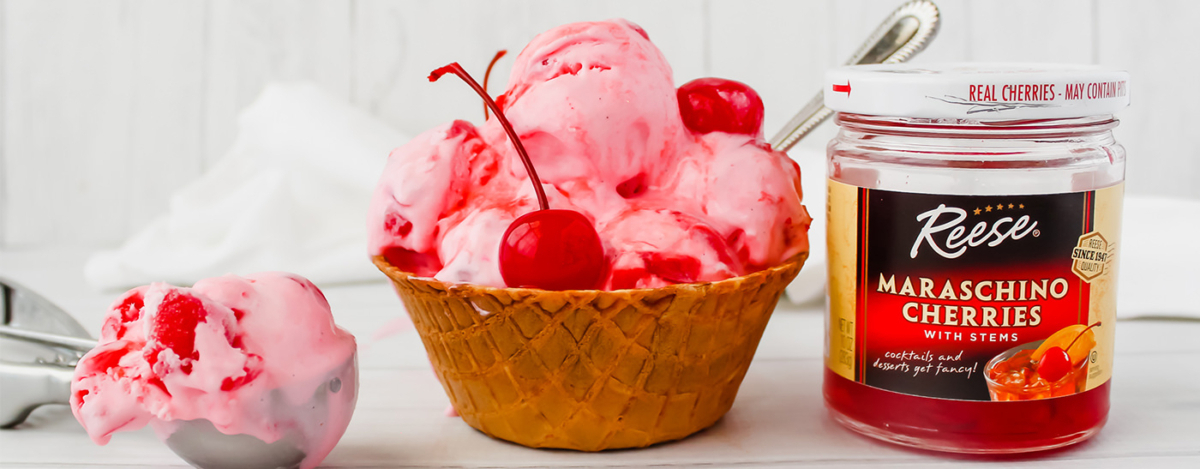 No-Churn Cherry Almond Icecream - Reese® Specialty Foods