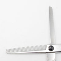 美品】光シザー 6032 セニング 6インチ オフセットハンドル 30目U溝 約