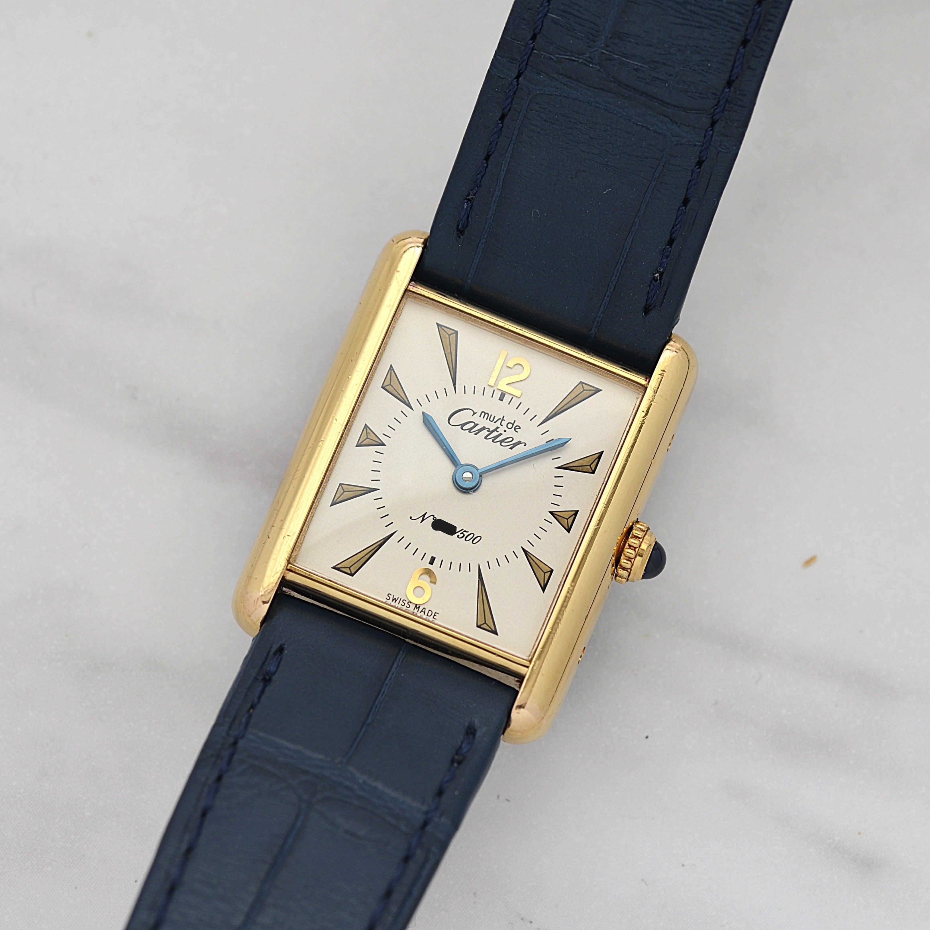 純正 カルティエ タンクマスト LM ベルト 19mm