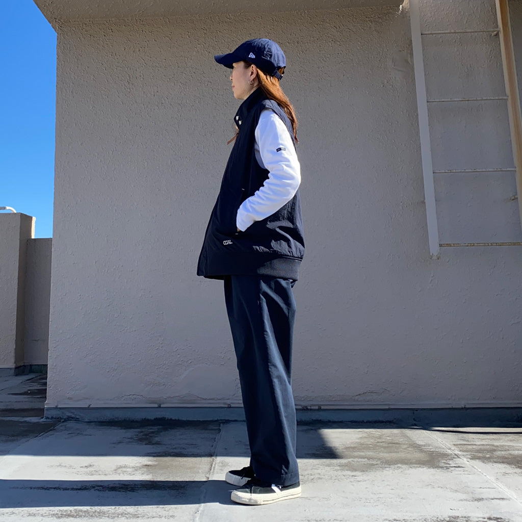 nanamica『Zip Up Wind Vest』(Dark Navy) – Reggieshop