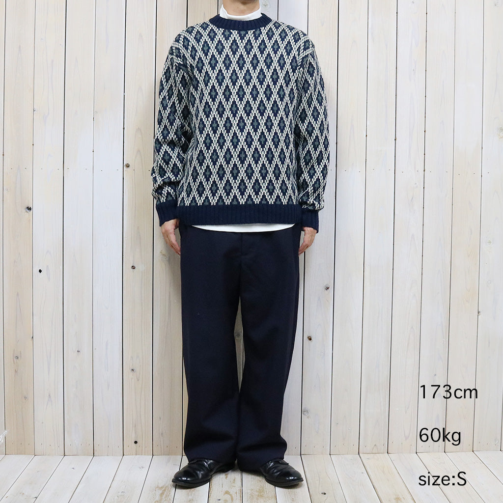 Needles『Crew Neck Sweater-Shetland』(Navy) – Reggieshop