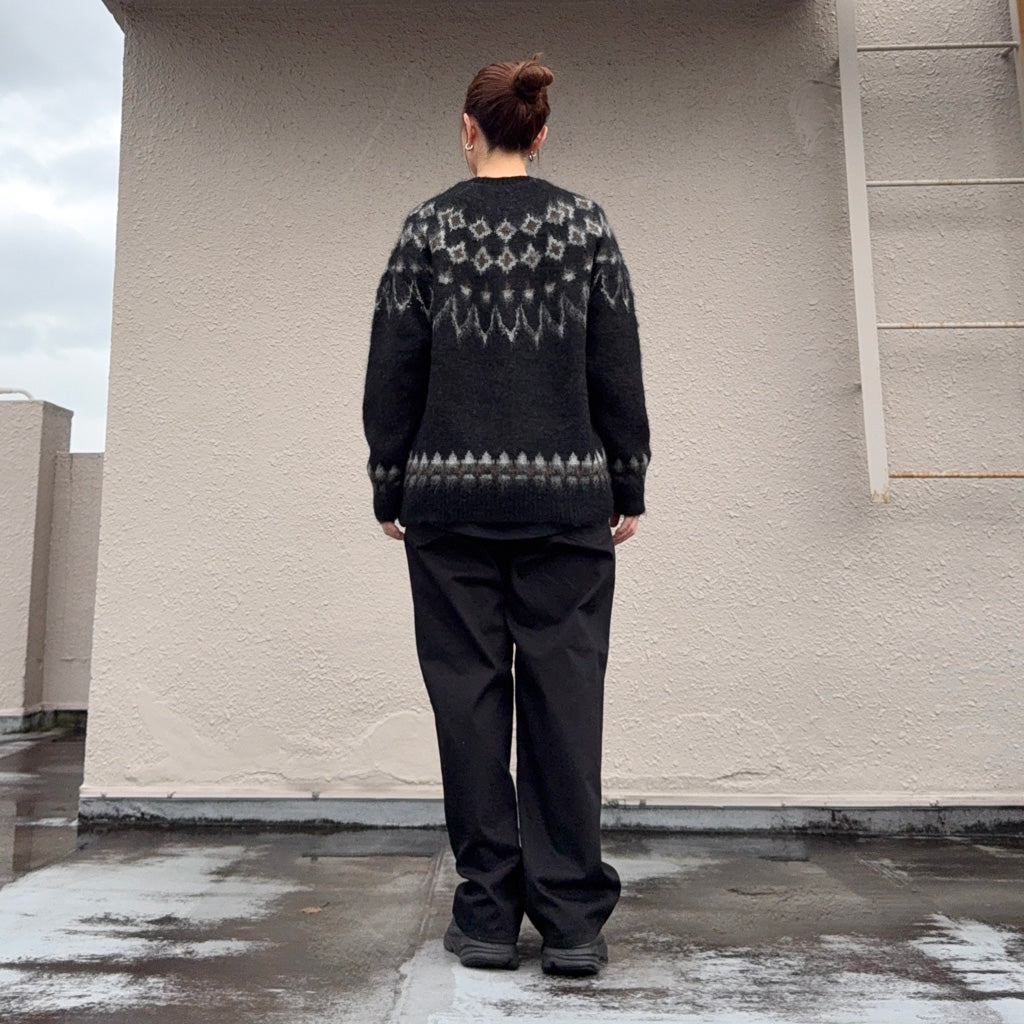 SOUTH2 WEST8 (サウス2 ウェスト8) : Mohair Crew Neck Sweater-Nordic