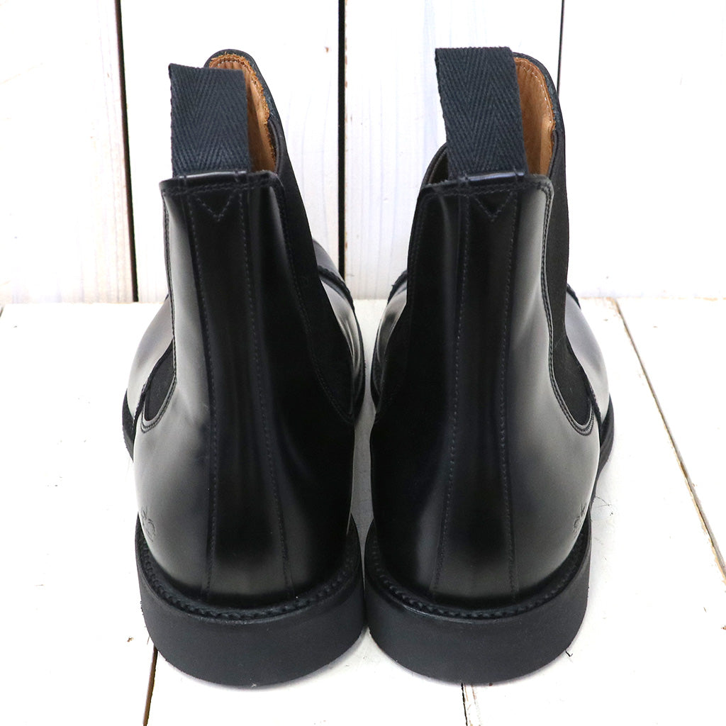 SANDERS『Military Cap Toe Chelsea』(Black) – Reggieshop