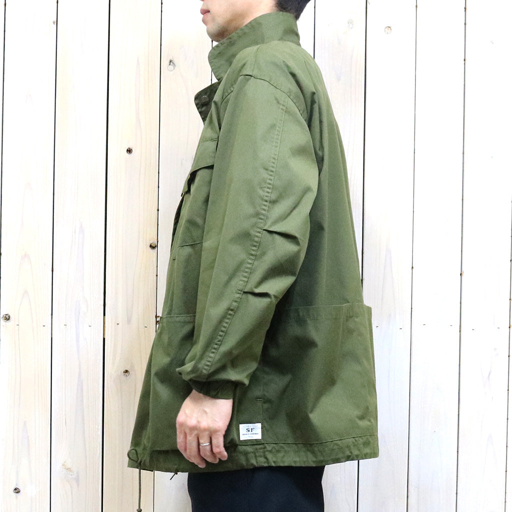 SASSAFRAS『DIGS CREW PROTECTIVE JACKET(C/N WEATHER)』(OLIVE