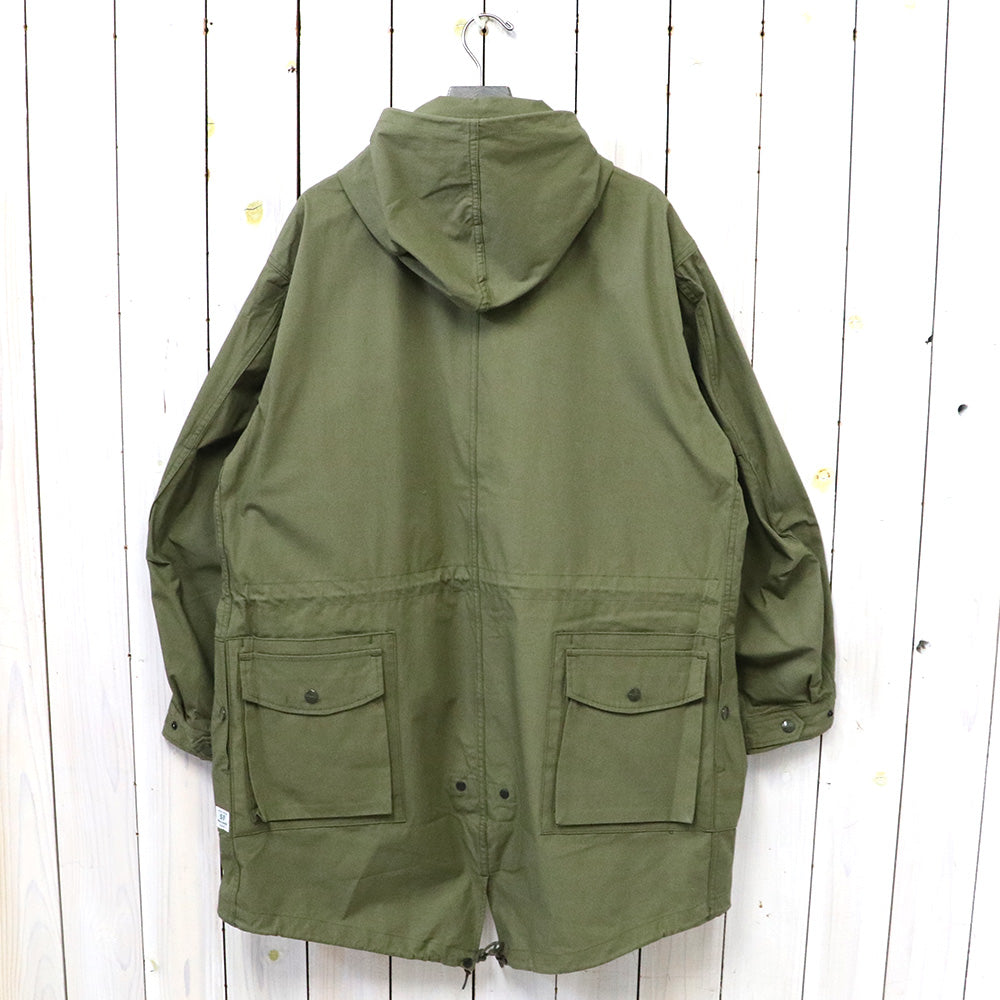 SASSAFRAS『DIGS CREW COAT(C/CORDURA NYLON OXFORD)』(OLIVE