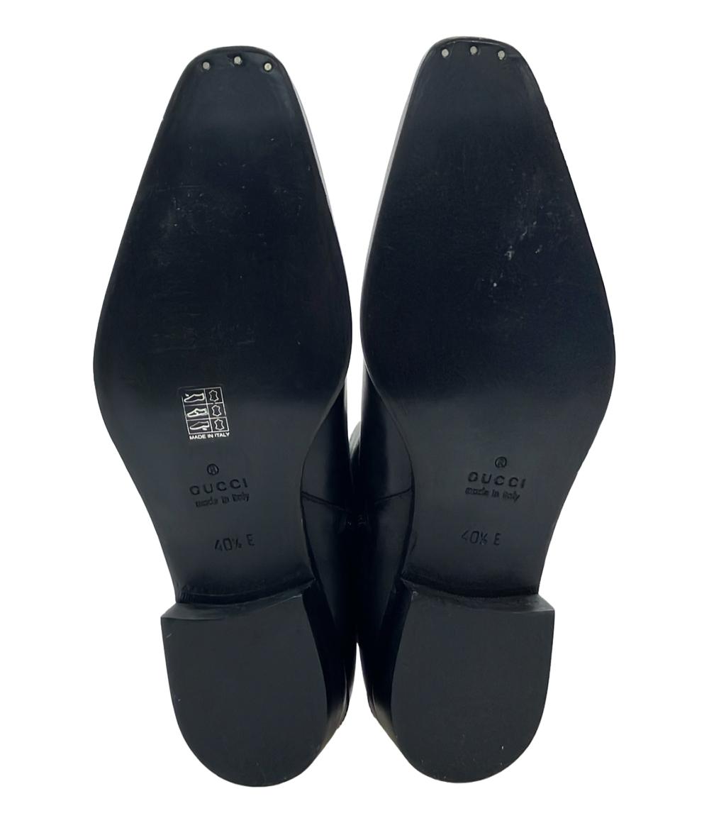 GUCCI ショートブーツ サイドジップ メンズ SIZE 40 1/2 (25.5cm