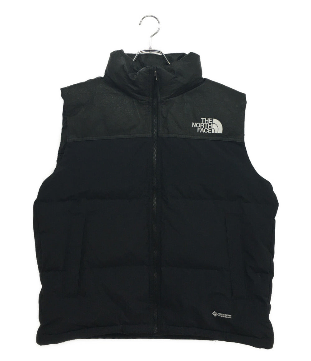 ザノースフェイス ダウンベスト GTX Leather Nuptse Vest ブラック