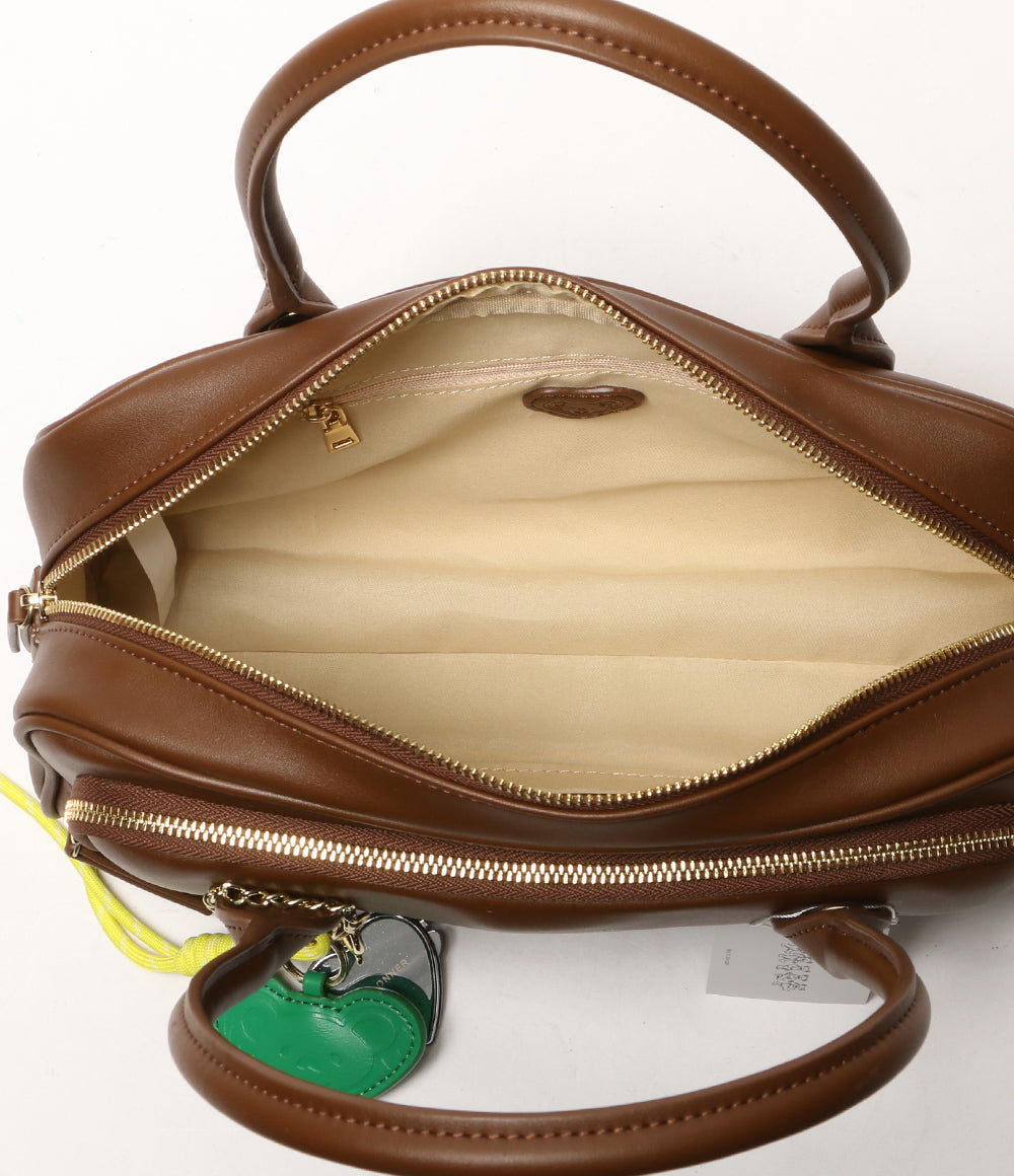 美品 コラージュガリャルダガランテ チャーム付きボストンバッグ