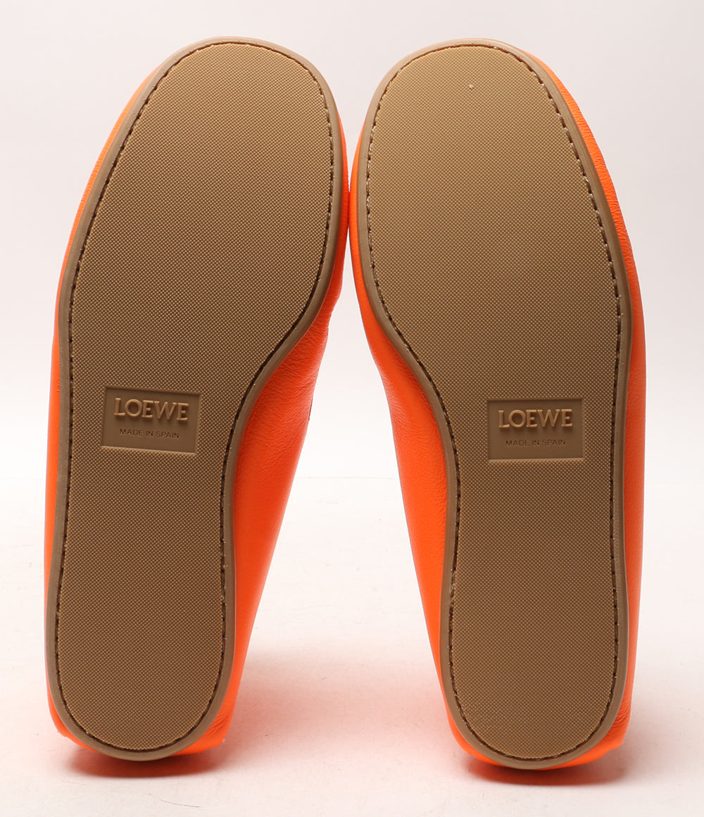 美品 LOEWE モカシンシューズ オレンジ メンズ SIZE 43 ロエベ