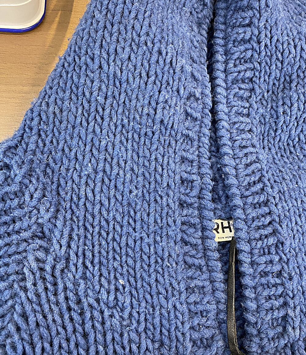 Ron Herman フーディーカウチンニット ブルー 2820800026 メンズ SIZE
