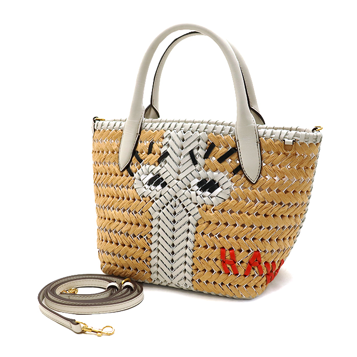 アニヤハインドマーチ(ANYA HINDMARCH) バスケット トートバッグ