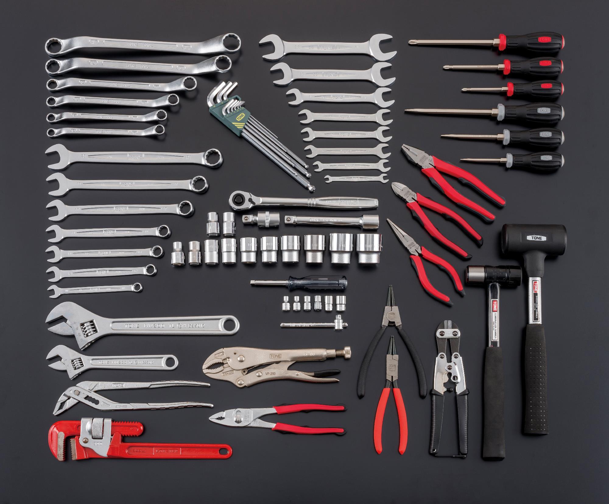 TONE（トネ） [73個組] 工具セット(ｼｬｯﾀｰ付) C635