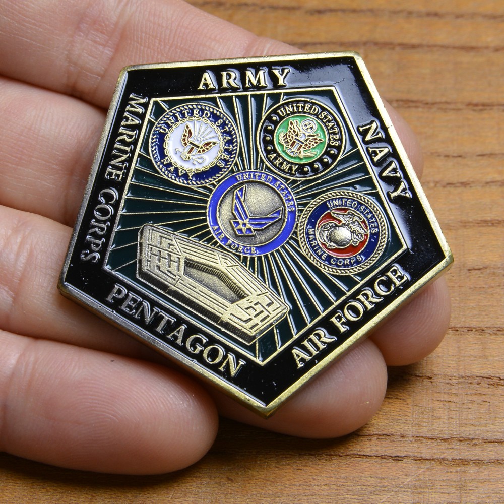 チャレンジコイン 国防総省 紋章 ペンタゴン 記念メダル | ミリタリー