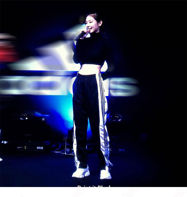 Jennie Kim(キム・ジェニ) 裾ボタン スウェットパンツ『BLACKPINK』If