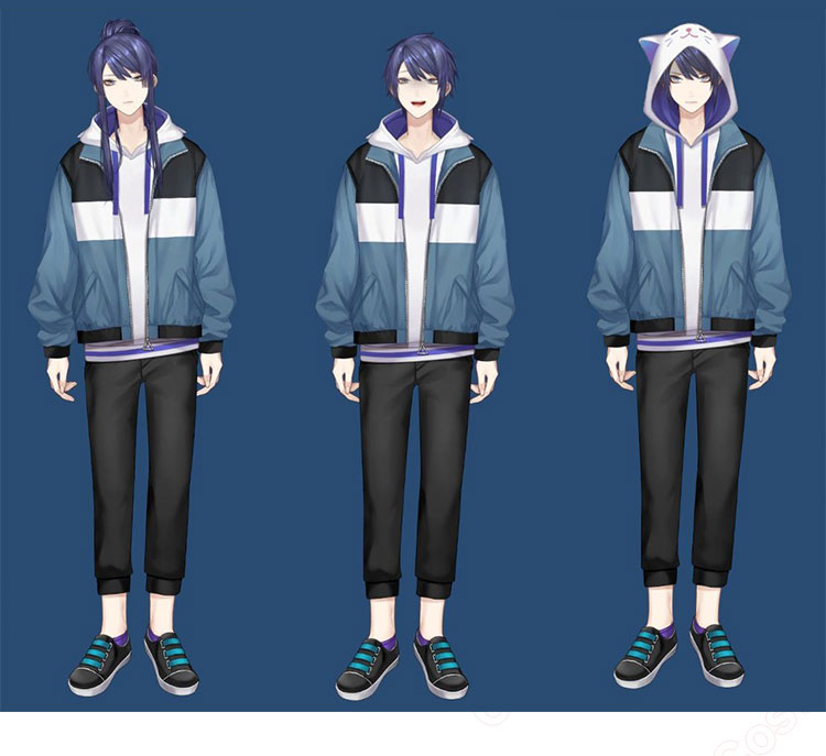 にじさんじ 長尾景 (ながおけい) 運動服 コスプレ衣装 Vtuber 断髪式