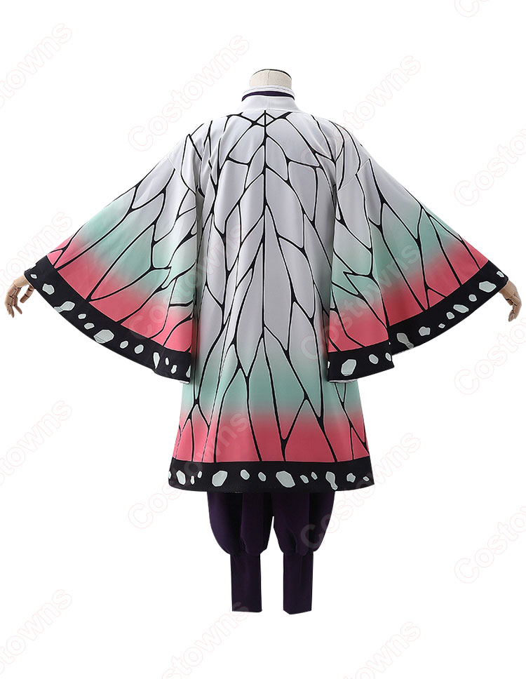 鬼滅の刃 蟲柱 胡蝶しのぶ コスプレ衣装 隊服 刺繍 - Costowns