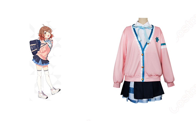 学園アイドルマスター 花海佑芽 コスプレ衣装 - Costowns