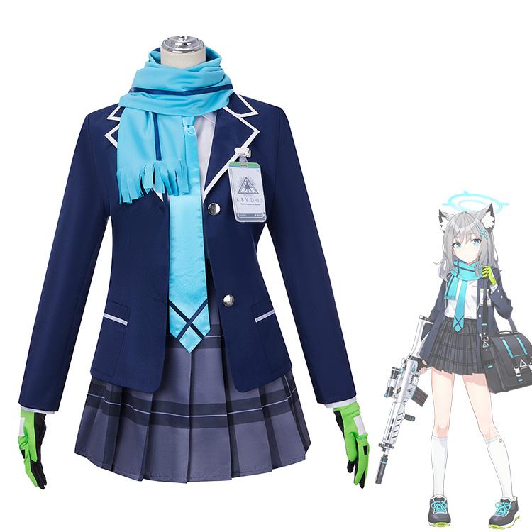 ブルーアーカイブ（ブルアカ） 砂狼シロコ コスプレ衣装 制服 - Costowns