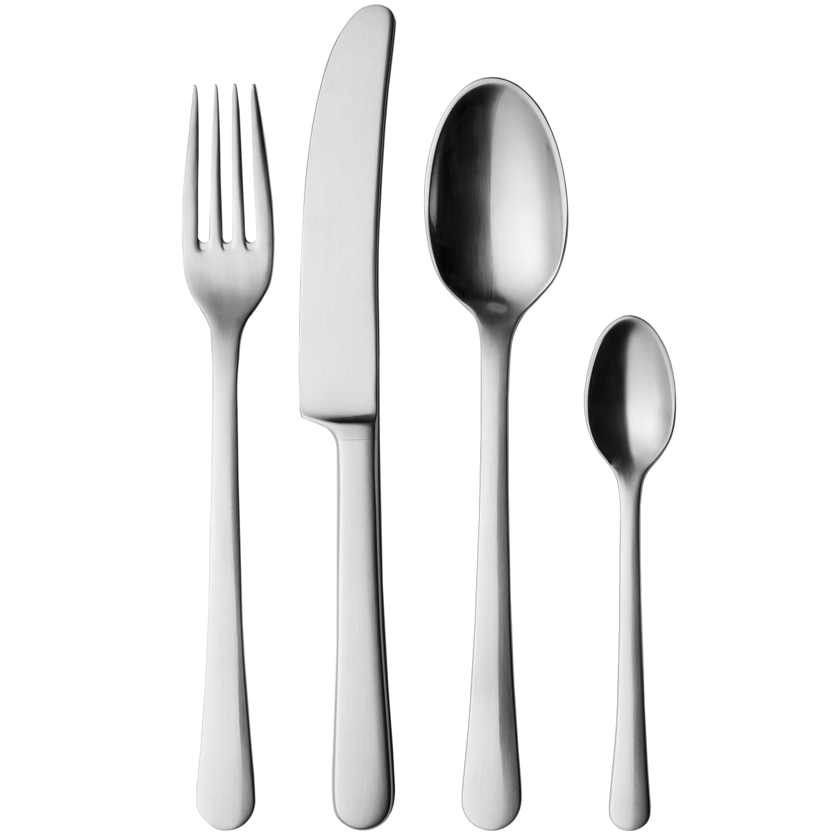 COPENHAGEN matte 16 pcs. cutlery set in stainless steel