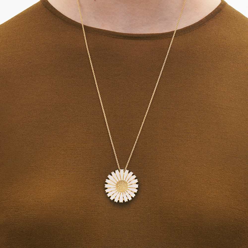 デイジー (DAISY) ブローチ - スターリングシルバー、18Kゴールド