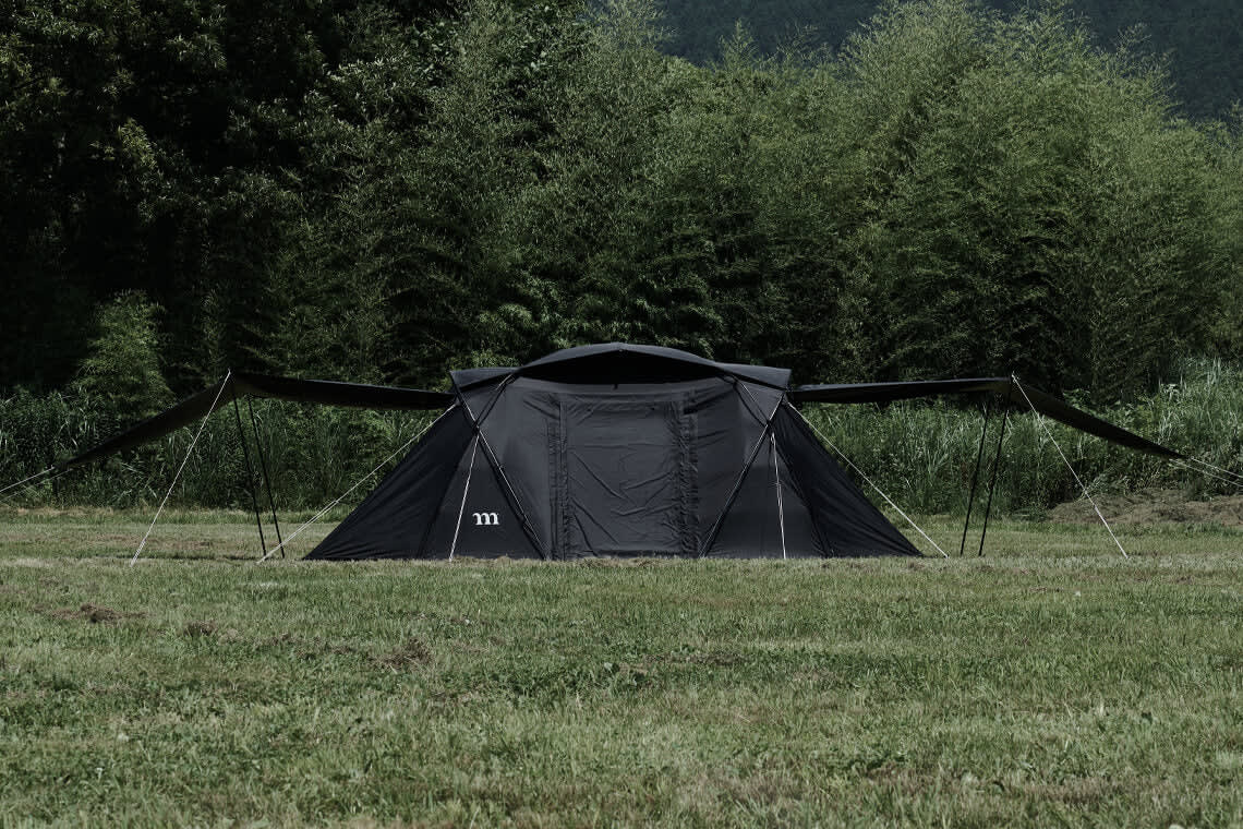 ZIZ TENT SHELTER BLACK｜ZIZ TENT SHELTER BLACK｜muraco ｜ muraco