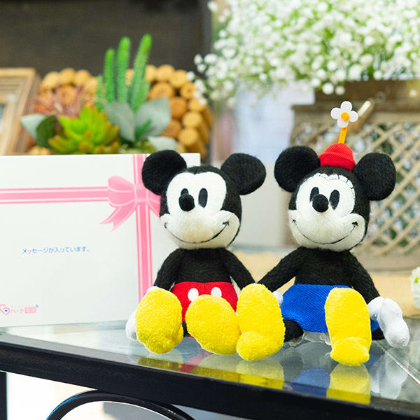 ディズニー】My Picture ミッキー＆ミニー ぬいぐるみ＋ドキドキ