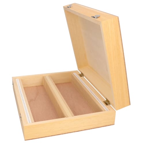 TGK - 東京硝子器械 TryWinZ / プレパラートボックス 木製 52mm×76用