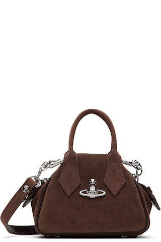 Brown Mini Yasmine Bag by Vivienne Westwood on Sale