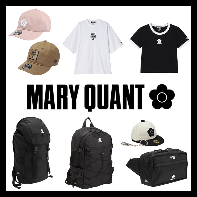 コラボに感謝！【NEW ERA® × MARY QUANT】Tシャツも小物も◎最強