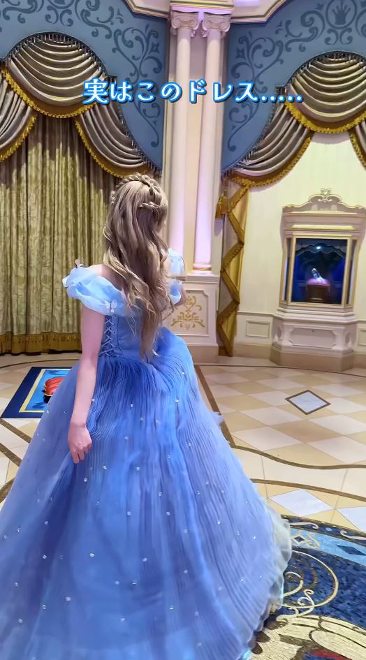 ディズニーで大勢に褒められたドレス→鳥肌レベルの仕上がりに「実写