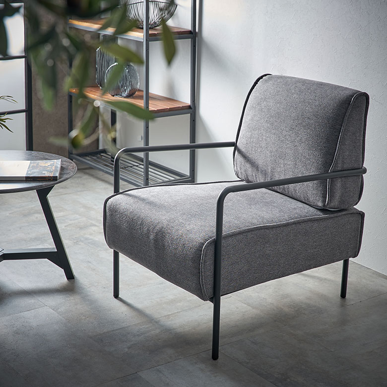 ラウンジチェア ソファ チェア チェアー 約 W 64cm D 77cm H 80cm SH