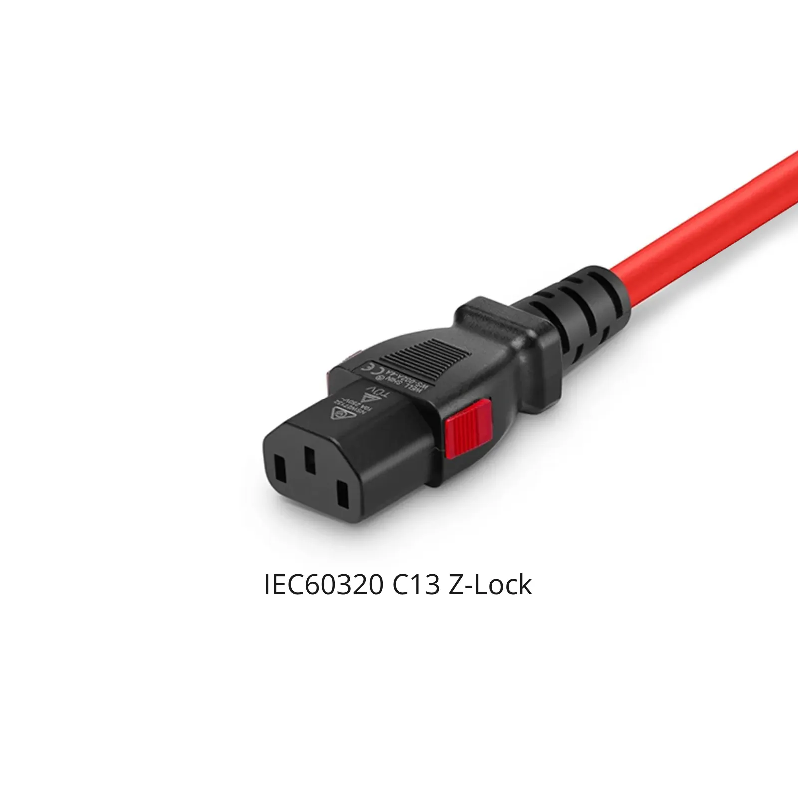 4ft (1.2m) Z-Lock Dual Locking IEC60320 C14 to IEC60320 C13 17AWG