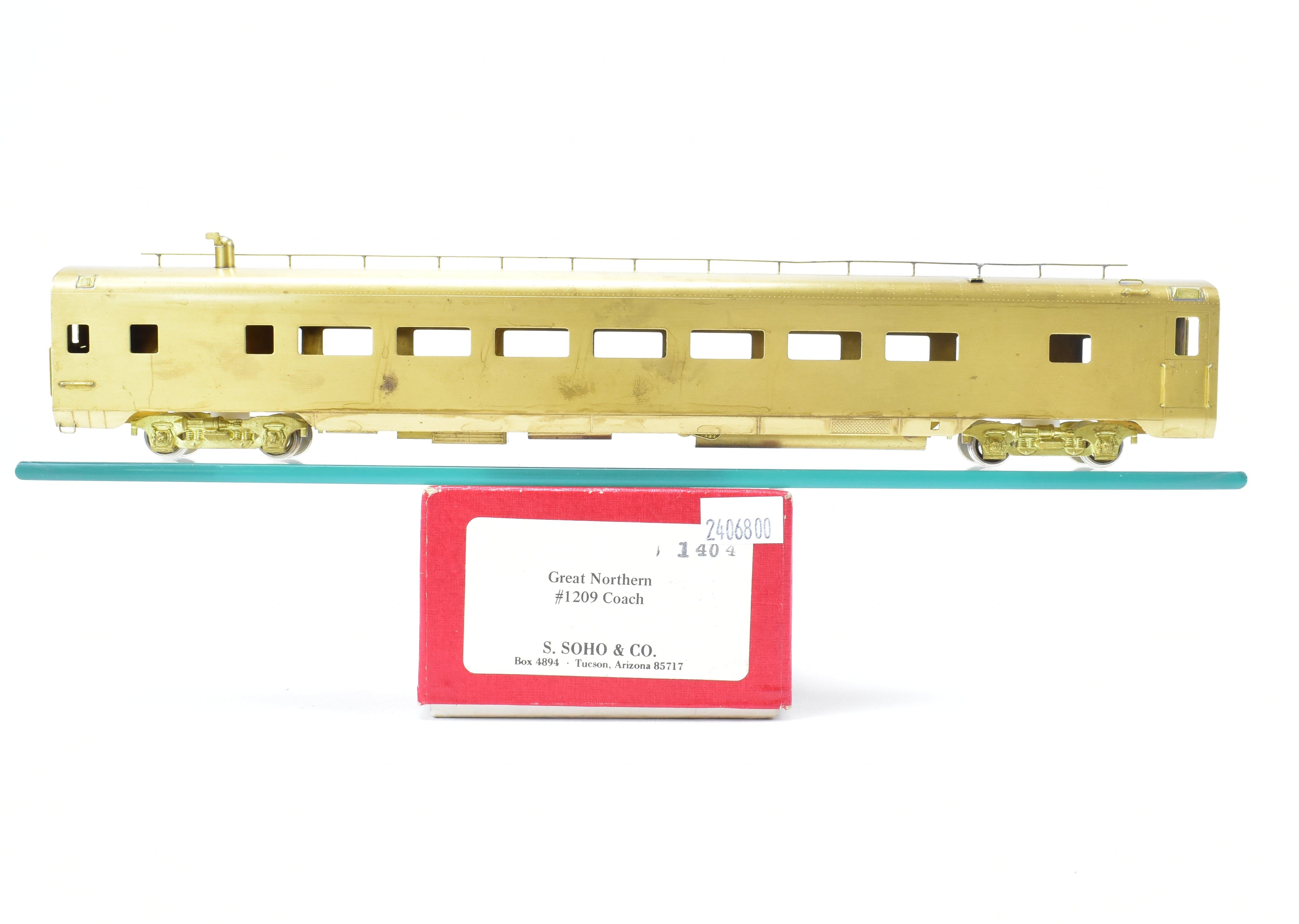 HO Brass S. Soho & Co. GN - Great Northern Empire Builder #1209