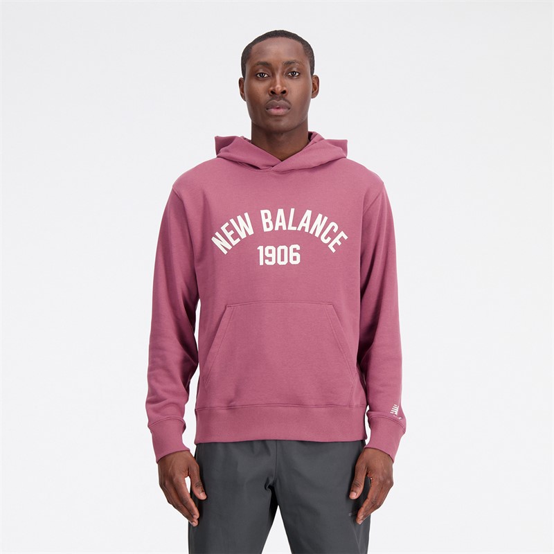 New Balance Heren Essentials Varsity Fleece Hoodie Gewassen