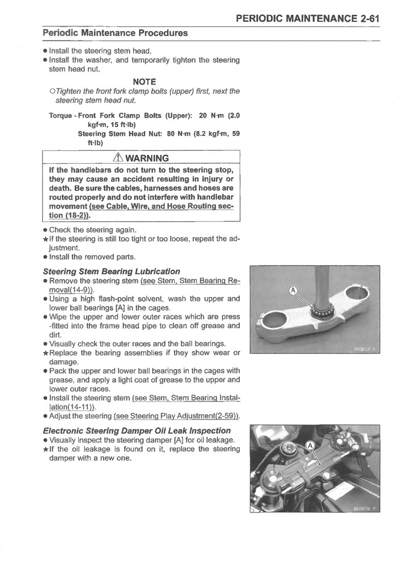 2016-2019 Kawasaki ZX-10R Ninja Service/Workshop Manual – retro