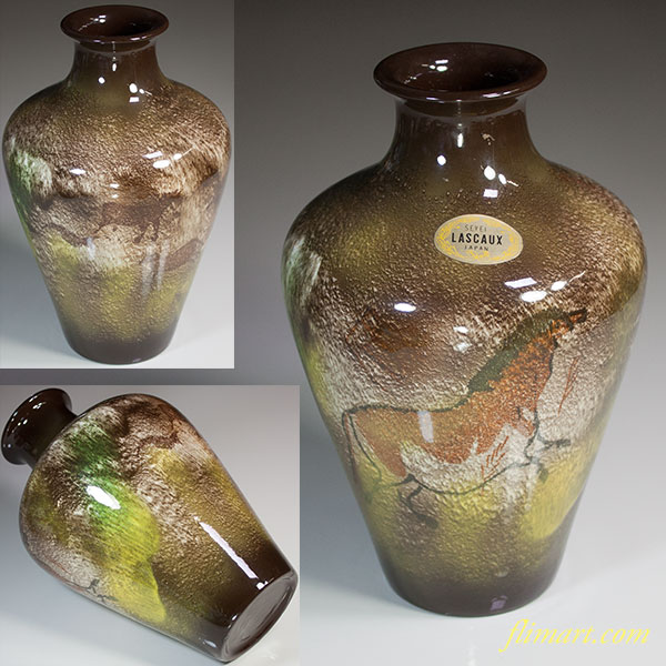 美しい古美術◼️蔵の裏からかなり雰囲気のある蓋のある花瓶のような謎